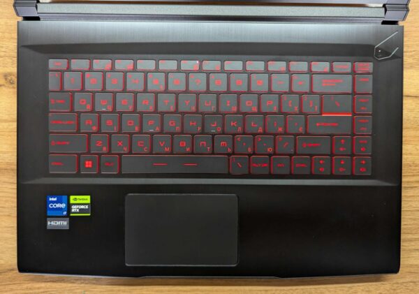 Ігровий ноутбук MSI GF63 12VF / 15.6" (1920x1080) IPS / Intel Core i7-12650H (10 (16) ядер по 3.5 - 4.7 GHz) / 16 GB DDR4 / 512 GB SSD / nVidia GeForce RTX 4060, 8 GB GDDR6, 128-bit / WebCam / Windows 11 - Зображення 3