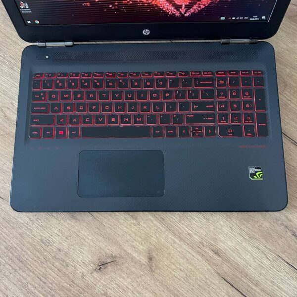 Ігровий ноутбук Б-клас HP Omen 15-ax210nr / 15.6" (1920x1080) IPS / Intel Core i7-7700HQ (4 (8) ядра по 2.8 - 3.8 GHz) / 8 GB DDR4 / 256 GB SSD / nVidia GeForce GTX 1050 Ti, 4 GB GDDR5, 128-bit / WebCam - Зображення 7