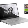 Ігровий ультрабук Asus ROG Zephyrus G14 GA401QM White / 14" (1920x1080) IPS / AMD Ryzen 9 5900HS (8 (16) ядер по 3.0 - 4.6 GHz) / 16 GB DDR4 / 1000 GB SSD / nVidia GeForce RTX 3060, 6 GB GDDR6, 192-bit