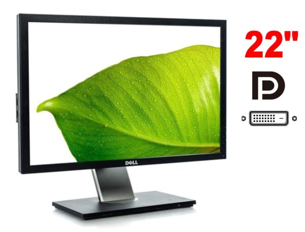 Монітор Dell P2210Hc / 22" (1680x1050) TN / 1x DP, 1x DVI, 1xVGA, 4x USB 2.0 / VESA 100x100