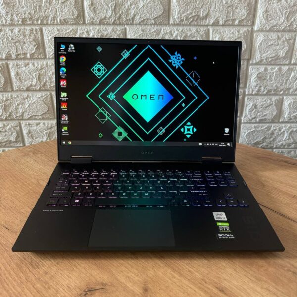 Ігровий ноутбук HP Omen 15-ek1013dx / 15.6" (1920x1080) IPS / Intel Core i7-10750H (6 (12) ядер по 2.6 - 5.0 GHz) / 16 GB DDR4 / 512 GB SSD / nVidia GeForce RTX 3070, 8 GB GDDR6, 256-bit / WebCam - Зображення 2
