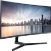 Монітор Samsung C34H890WJU / 34" (3440x1440) VA / 1x HDMI, 1x DisplayPort, 1x Audio, 2x USB 3.0, 1x USB Type-C / VESA 100x100 - Зображення 2
