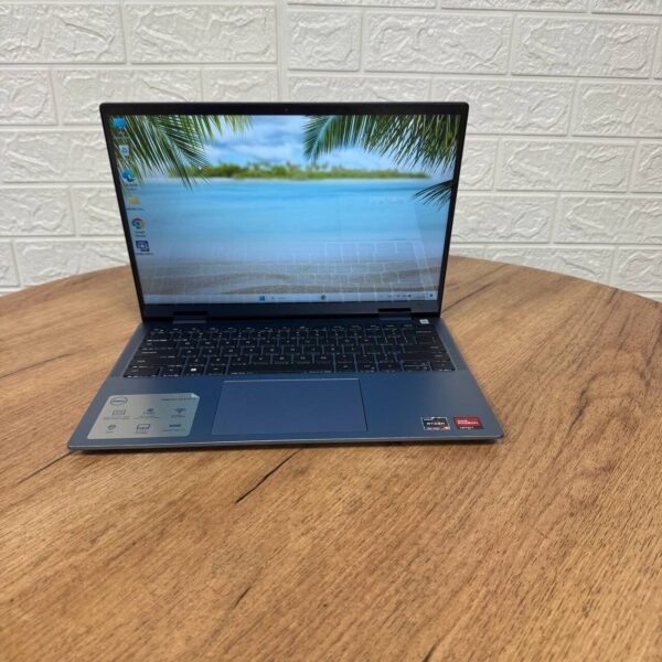 Ультрабук-трансформер Б-клас Dell Inspiron 14 7435 / 14" (1920x1200) IPS Touch / AMD Ryzen 5 7530U (6 (12) ядер по 2.0 - 4.5 GHz) / 8 GB DDR4 / 512 GB SSD / AMD Radeon RX Vega 7 Graphics / WebCam - Зображення 2
