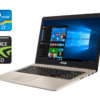 Ігровий ноутбук Б-клас ASUS N580V / 15.6" (1920x1080) IPS Touch / Intel Core i7-7700HQ (4 (8) ядра по 2.8 - 3.8 GHz) / 16 GB DDR4 / 256 GB SSD+1000 GB HDD / nVidia GeForce GTX 1050, 4 GB GDDR5, 128-bit / WebCam / Fingerprint