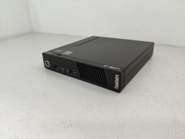 Неттоп Lenovo ThinkCentre M93p Tiny USFF / Intel Core i5-4570T (2 (4) ядра по 2.9 - 3.6 GHz) / 8 GB DDR3 / 500 GB HDD / Intel HD Graphics 4600 / VGA / Блок живлення у комплекті - Зображення 2