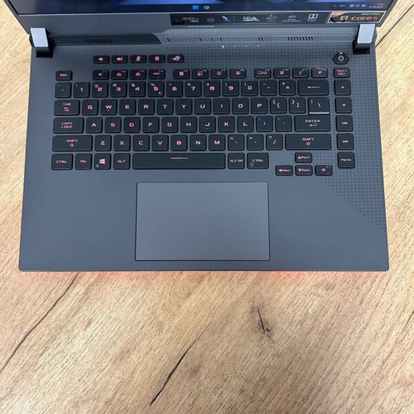 Ігровий ноутбук Б-клас Asus Rog Strix G513QR / 15.6" (1920x1080) IPS / AMD Ryzen 7 5800H (8 (16) ядер по 3.2 - 4.4 GHz) / 16 GB DDR4 / 1000 GB SSD NVMe / nVidia GeForce RTX 3070, 8 GB GDDR6, 256-bit - Зображення 7