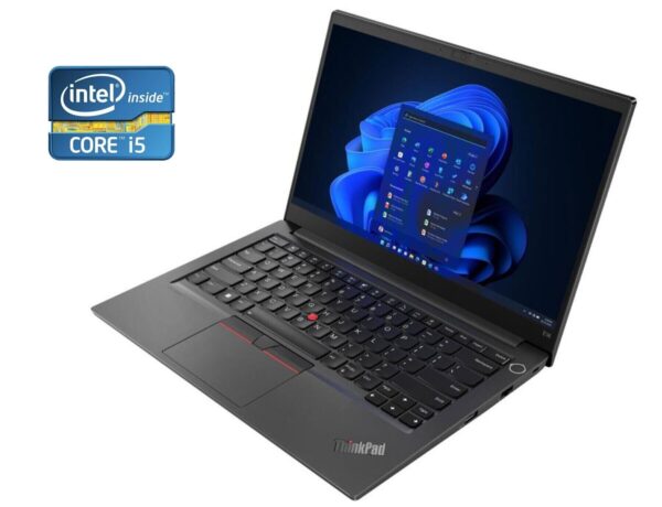 Ноутбук Lenovo ThinkPad E14 / 14" (1920x1080) IPS / Intel Core i5-10210U (4 (8) ядра по 1.6 - 4.2 GHz) / 8 GB DDR4 / 240 GB SSD / Intel UHD Graphics / WebCam