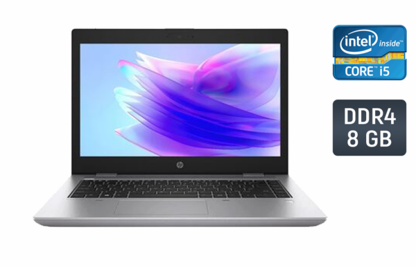 Ноутбук HP ProBook 640 G5 / 14" (1920x1080) IPS / Intel Core i5-8365U (4 (8) ядра по 1.6 - 4.1 GHz) / 8 GB DDR4 / 240 GB SSD / Intel UHD Graphics 620 / WebCam