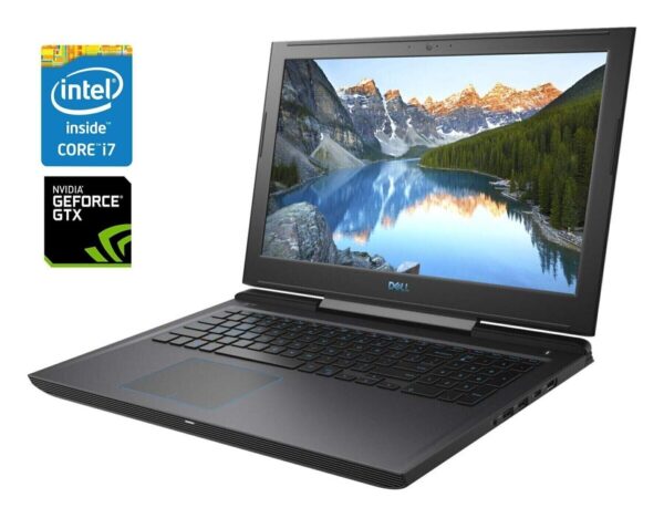 Ігровий ноутбук Dell G7 15 7588 / 15.6" (1920x1080) IPS / Intel Core i7-8750H (6 (12) ядер по 2.2 - 4.1 GHz) / 16 GB DDR4 / 512 GB SSD / nVidia GeForce GTX 1060 Max-Q, 6 GB GDDR5, 192-bit / WebCam