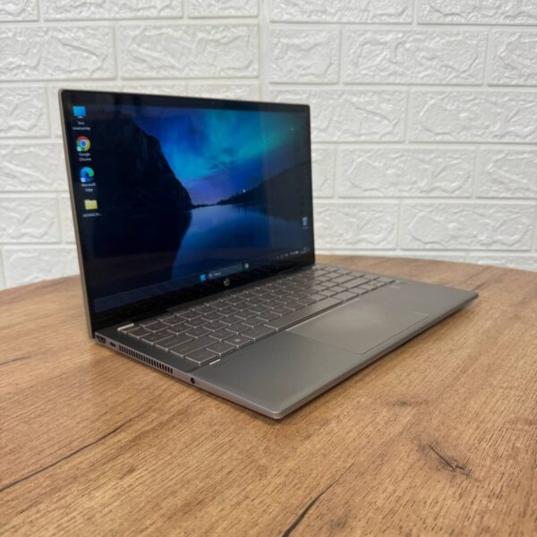 Ноутбук-трансформер Б-клас HP Pavilion x360 14m-dy1033dx Gold / 14" (1920x1080) IPS Touch / Intel Core i5-1155G7 (4 (8) ядра по 2.5 - 4.5 GHz) / 8 GB DDR4 / 512 GB SSD / Intel Iris Xe Graphics / WebCam - Зображення 4