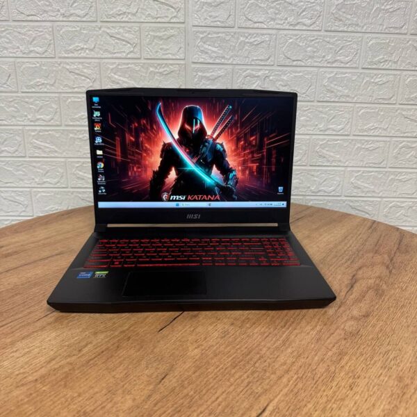 Ігровий ноутбук MSI Katana GF66 11UE / 15.6" (1920x1080) IPS / Intel Core i7-11800H (8 (16) ядер по 2.3 - 4.6 GHz) / 16 GB DDR4 / 512 GB SSD NVMe / nVidia GeForce RTX 3060, 6 GB GDDR6, 192-bit / WebCam - Зображення 2