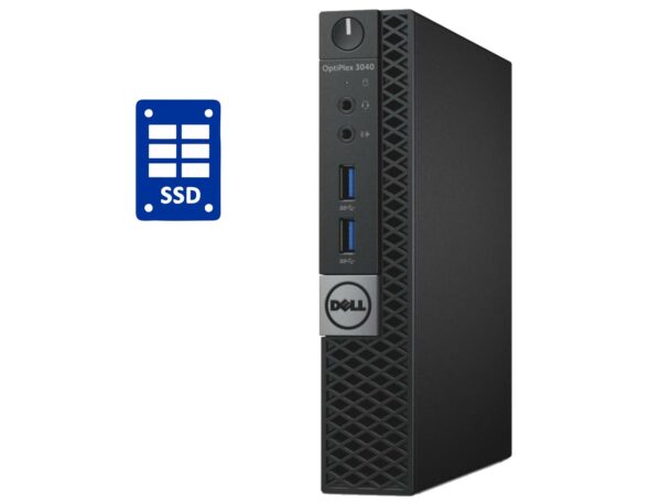 Неттоп Dell OptiPlex 3046 Micro USFF / Intel Core i3-6100T (2 (4) ядра по 3.2 GHz) / 16 GB DDR3 / 240 GB SSD / Intel HD Graphics 530
