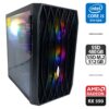 Ігровй ПК 1stPlayer Ariya AY7 Tower / Intel Core i5-9400 (6 ядер по 2.9 - 4.1 GHz) / 16 GB DDR4 / 480 GB SSD + 512 GB SSD M.2 / AMD Radeon RX 580, 8 GB GDDR5, 256-bit / 500W + Кабелі DVI та живлення