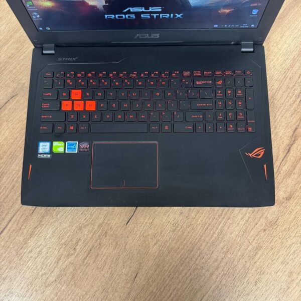 Ігровий ноутбук Б-клас Asus ROG Strix GL502VM / 15.6" (1920x1080) IPS / Intel Core i7-7700HQ (4 (8) ядра по 2.8 - 3.8 GHz) / 12 GB DDR4 / 500 GB SSD / nVidia GeForce GTX 1060, 3 GB GDDR5, 192-bit / WebCam - Зображення 7
