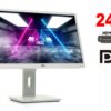 Монітор AOC I2475PXQU / 24" (1920x1080) IPS / 1x HDMI, 1x DP, 1x DVI, 1x VGA, 2x Audio, 3x USB 3.0, 2x USB 2.0 / 2x 2W / VESA 100x100 / Pivot