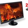 Монітор iiyama ProLite E2472HD / 24" (1920x1080) VA / 1x HDMI, 1x DVI, 1x VGA + кабель живлення