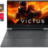 Ігровий ноутбук HP Victus 15-fb2063dx / 15.6" (1920x1080) IPS / AMD Ryzen 5 7535HS (6 (12) ядер по 3.3 - 4.55 GHz) / 8 GB DDR5 / 512 GB SSD / AMD Radeon RX 6550M, 4 GB GDDR6, 64-bit / WebCam