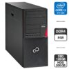 Комп'ютер Fujitsu Esprimo P756 E90 Tower / Intel Core i3-6100 (2 (4) ядра по 3.7 GHz) / 8 GB DDR4 / 128 GB SSD + 500 GB HDD / Intel HD Graphics 530 / DVD-ROM