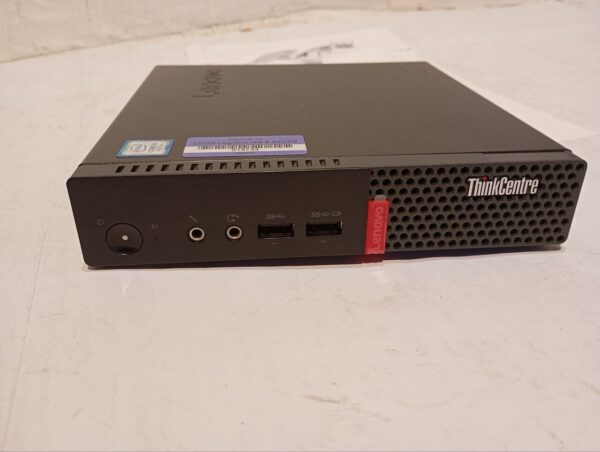 Неттоп Lenovo ThinkCentre M710q Tiny USFF / Intel Core i5-7500T (4 ядра по 2.7 - 3.3 GHz) / 8 GB DDR4 / 256 GB SSD / Intel HD Graphics 630 + USB-флешка - Зображення 2