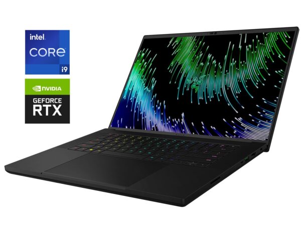 Ігровий ноутбук Razer Blade 16 RZ09-0483 / 16" (3840x2400) MiniLED / Intel Core i9-13950HX (24 (32) ядра по 2.2 - 5.5 GHz) / 32 GB DDR5 / 2000 GB SSD NVMe / nVidia GeForce RTX 4090, 16 GB GDDR6, 256-bit / WebCam