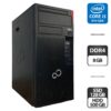 Комп'ютер Fujitsu Esprimo P758 E85 Tower / Intel Core i5-8400 (6 ядер по 2.8 - 4.0 GHz) / 8 GB DDR4 / 128 GB SSD + 500 GB HDD / Intel UHD Graphics 630