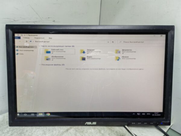 Монітор Б-клас Asus VT207N / 20" (1600x900) TN Touch / 1x DVI, 1x VGA, 1x USB Type-B / VESA 75x75 - Зображення 2