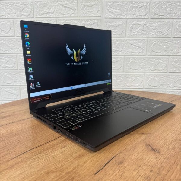 Ігровий ноутбук Asus TUF Gaming A15 FA507XI / 15.6" (1920x1080) IPS / AMD Ryzen 7 7735HS (8 (16) ядер по 3.2 - 4.75 GHz) / 16 GB DDR5 / 1000 GB SSD NVMe / nVidia GeForce RTX 4050, 6 GB GDDR6, 96-bit / WebCam - Зображення 4