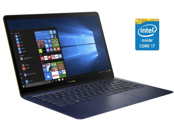 Ультрабук Б-клас Asus ZenBook 3 Deluxe UX490UAR / 14" (1920x1080) IPS / Intel Core i7-8550U (4 (8) ядра по 1.8 - 4.0 GHz) / 16 GB DDR4 / 512 GB SSD M.2 / Intel UHD Graphics 620 / WebCam