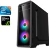 Ігровий ПК GameMax G561-FRGB Black Tower / Intel Xeon E5-2650 v2 (8 (16) ядер по 2.6 - 3.4 GHz) / 20 GB DDR3 / 480 GB SSD + 1000 GB HDD / nVidia GeForce GTX 1650, 4 GB GDDR6, 128-bit / 600W