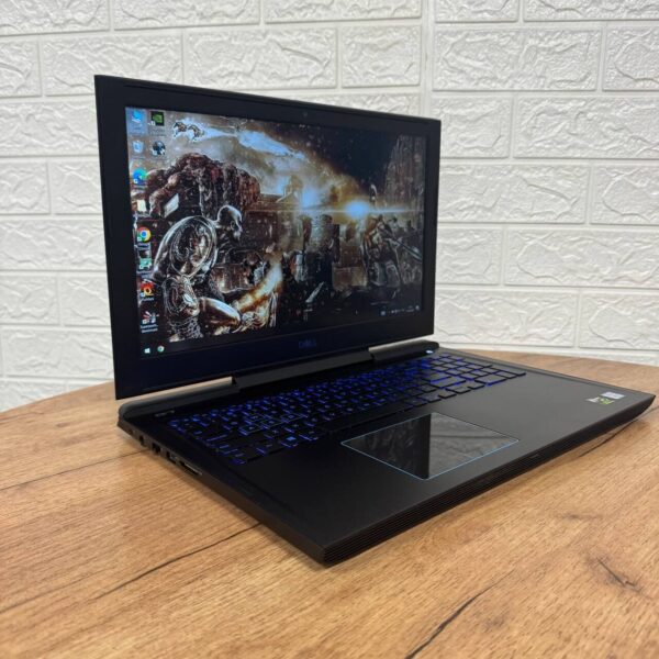 Ігровий ноутбук Б-клас Dell G7 15 7588 / 15.6" (1920x1080) IPS / Intel Core i7-8750H (6 (12) ядер по 2.2 - 4.1 GHz) / 16 GB DDR4 / 128 GB SSD M.2 + 1000 GB HDD / nVidia GeForce GTX 1060 Max-Q, 6 GB GDDR5, 192-bit / WebCam - Зображення 4