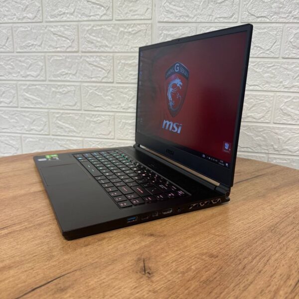Ігровий ноутбук Б-клас MSI GS65 8RF Stealth Thin / 15.6" (1920x1080) IPS / Intel Core i7-8750H (6 (12) ядра по 2.2 - 4.1 GHz) / 32 GB DDR4 / 512 GB SSD / nVidia GeForce GTX 1070 Max-Q, 8 GB GDDR5, 256-bit / WebCam - Зображення 5