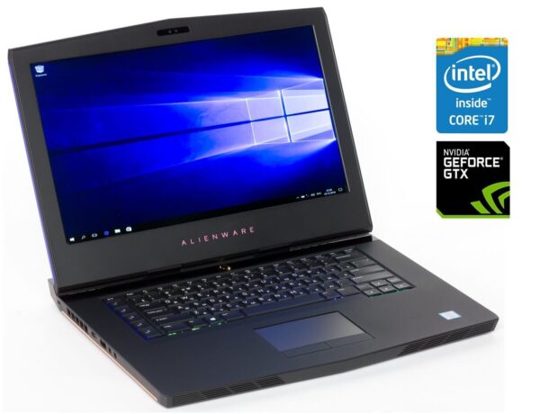 Ігровий ноутбук Dell Alienware 15 R3 / 15.6" (1920x1080) IPS / Intel Core i7-6820HQ (4 (8) ядра по 2.7 - 3.6 GHz) / 16 GB DDR4 / 500 GB SSD / nVidia GeForce GTX 1070, 8 GB GDDR5, 256-bit / WebCam