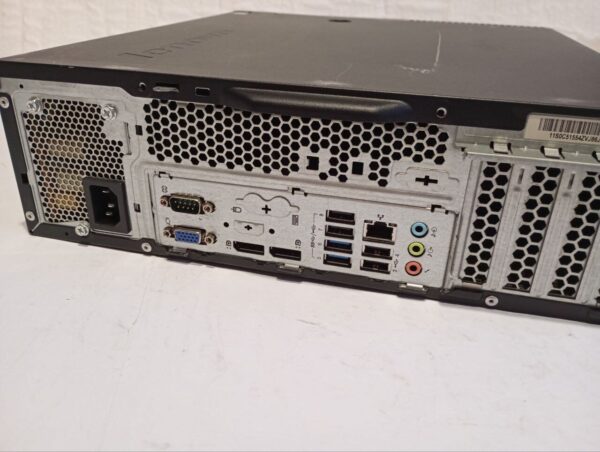 ПК Б-клас Lenovo ThinkCentre M83 SFF / Intel Core i5-4590 (4 ядра по 3.3 - 3.7 GHz) / 16 GB DDR3 / 500 GB HDD / Intel HD Graphics 4400 / DVD-RW + USB-флешка 64 GB - Зображення 4
