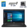 Ультрабук Dell Latitude 5480 / 14" (1920x1080) IPS / Intel Core i5-6300U (2 (4) ядра по 2.4 - 3.0 GHz) / 8 GB DDR4 / 240 GB SSD / Intel HD Graphics 520 / WebCam / Windows 10