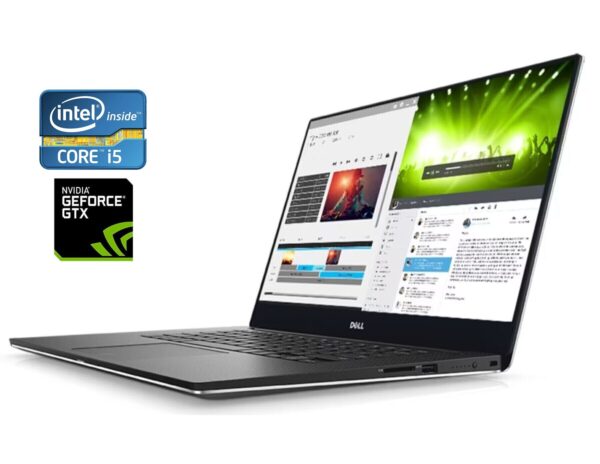 Ігровий ноутбук Dell XPS 15 9560 / 15.6" (1920x1080) IPS / Intel Core i5-7300HQ (4 ядра по 2.5 - 3.5 GHz) / 16 GB DDR4 / 256 GB SSD / nVidia GeForce GTX 1050, 4 GB GDDR5, 128-bit / WebCam
