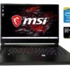 Ігровий ноутбук Б-клас MSI GS65 8RF Stealth Thin / 15.6" (1920x1080) IPS / Intel Core i7-8750H (6 (12) ядра по 2.2 - 4.1 GHz) / 32 GB DDR4 / 512 GB SSD / nVidia GeForce GTX 1070 Max-Q, 8 GB GDDR5, 256-bit / WebCam