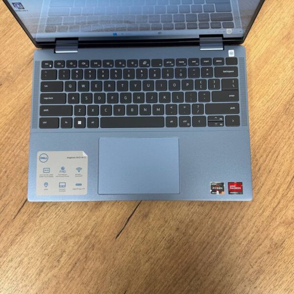 Ультрабук-трансформер Б-клас Dell Inspiron 14 7435 / 14" (1920x1200) IPS Touch / AMD Ryzen 5 7530U (6 (12) ядер по 2.0 - 4.5 GHz) / 8 GB DDR4 / 512 GB SSD / AMD Radeon RX Vega 7 Graphics / WebCam - Зображення 7