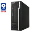 ПК Acer Veriton X2632G SFF / Intel Celeron G1840 (2 ядра по 2.8 GHz) / 4 GB DDR3 / 250 GB HDD / Intel HD Graphics 4400 / DVD-RW / Win 7