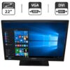 Монітор Б-клас Samsung SyncMaster S22A450BW / 22" (1680x1050) TN / VGA, DVI / VESA 100x100 + Кабелі (VGA або DVI на вибір), блок живлення та кабель живлення