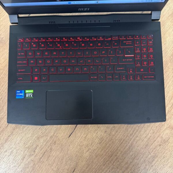 Ігровий ноутбук MSI Katana GF66 11UE / 15.6" (1920x1080) IPS / Intel Core i7-11800H (8 (16) ядер по 2.3 - 4.6 GHz) / 16 GB DDR4 / 512 GB SSD NVMe / nVidia GeForce RTX 3060, 6 GB GDDR6, 192-bit / WebCam - Зображення 7