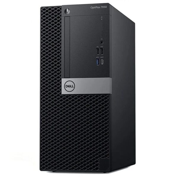 Комп'ютер Dell OptiPlex 7050 Tower / Intel Core i5-7500 (4 ядра по 3.4 - 3.8 GHz) / 16 GB DDR4 / 250 GB SSD + 1000 GB HDD / Intel HD Graphics 630 - Зображення 2