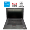 Ноутбук Lenovo ThinkPad L530 / 15" (1366x768) TN / Intel Core i3-3110M (2 (4) ядра по 2.4 GHz) / 6 GB DDR3 / 500 GB HDD / Intel HD Graphics 4000 / WebCam