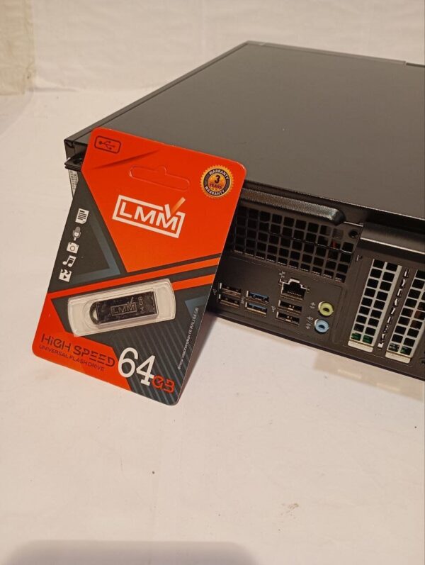 ПК Dell OptiPlex 3020 SFF / Intel Core i5-4590 (4 ядра по 3.3 - 3.7 GHz) / 8 GB DDR3 / 500 GB HDD / Intel HD Graphics 4600 / DVD-RW + USB-флешка 64 GB - Зображення 6