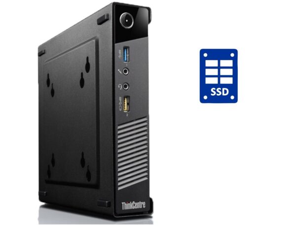 Неттоп Lenovo ThinkCentre M73 Tiny USFF / Intel Pentium G3240T (2 ядра по 2.7 GHz) / 8 GB DDR3 / 120 GB SSD / Intel HD Graphics