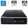 Комп'ютер HP Compaq 8200 Elite SFF / Intel Core i7-2600 (4 (8) ядра по 3.4 - 3.8 GHz) / 8 GB DDR3 / 120 GB SSD + 500 GB HDD / Intel HD Graphics 2000 / DVD-ROM