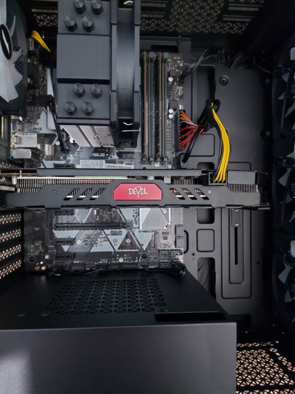 Ігровий ПК 1stPlayer Ariya AY7 Tower / Intel Core i5-8500 (6 ядер по 3.0 - 4.1 GHz) / 16 GB DDR4 / 300 GB SSD + 512 GB SSD M.2 / AMD Radeon RX 480, 8 GB GDDR5, 256-bit / 500W + Ігрова клавіатура KB-306, кабелі DVI та живлення - Зображення 5