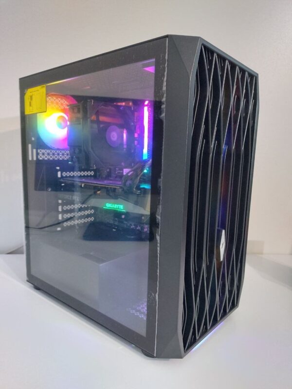 Ігровий ПК 1stPlayer Ariya AY7 Tower / AMD Ryzen 5 3600 (6 (12) ядер по 3.6 - 4.2 GHz) / 16 GB DDR4 / 480 GB SSD + 512 GB SSD M.2 / nVidia GeForce RTX 3060 Ti, 8 GB GDDR6, 256-bit / 500W + Кабелі DVI та живлення