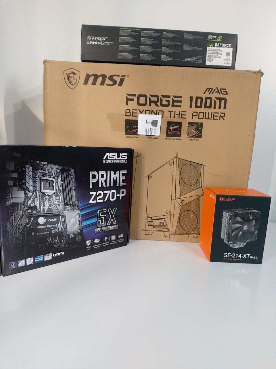 Ігровий ПК MSI MAG Forge 100M Black Tower / Intel Core i7-6700 (4 (8) ядра по 3.4 - 4.0 GHz) / 16 GB DDR4 / 240 GB SSD M.2 + 1000 GB SSD / nVidia GeForce GTX 1060, 3 GB GDDR5, 192-bit / 600W + Кабелі (DVI та живлення) - Зображення 6