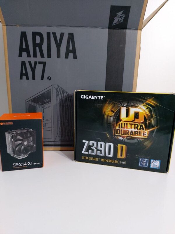 Ігровй ПК 1stPlayer Ariya AY7 Tower / Intel Core i5-9400 (6 ядер по 2.9 - 4.1 GHz) / 16 GB DDR4 / 512 GB SSD M.2 + 480 GB SSD / AMD Radeon RX 580, 8 GB GDDR5, 256-bit / 500W + Кабелі DVI та живлення - Зображення 9
