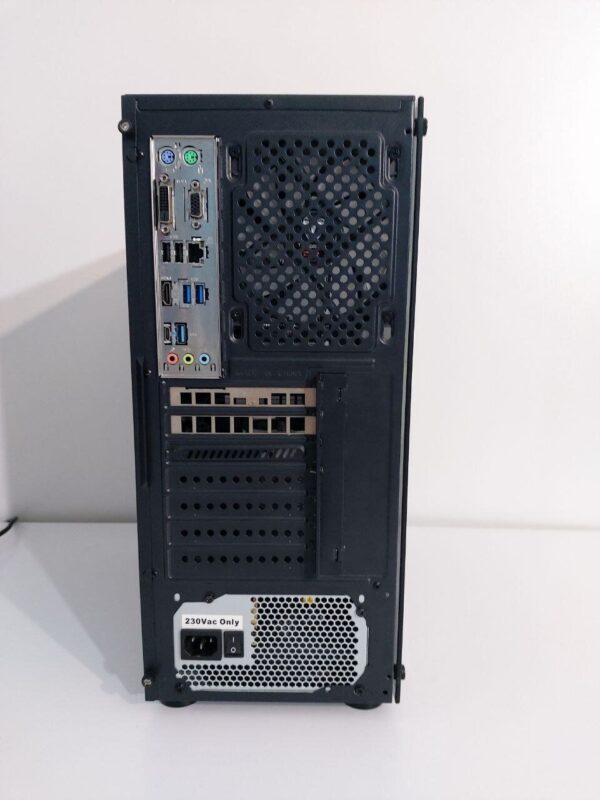 Комплект ПК: DarkFlash Aquarius Mesh Black Tower / Intel Core i5-7400 (4 ядра по 3.0 - 3.5 GHz) / 16 GB DDR4 / 250 GB SSD + 480 GB SSD / nVidia P106-100, 6 GB GDDR5, 192-bit / 300W + Монітор LG 24MB37PM-B / 24" (1920x1080) IPS + Мишка, кабелі підключення - Зображення 5